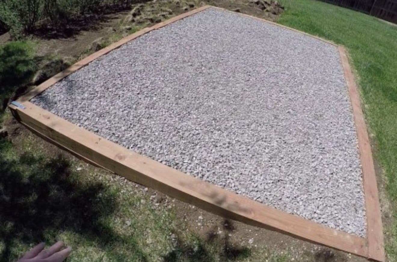 Project Gravel Pad and Fire Pit Installation Project image