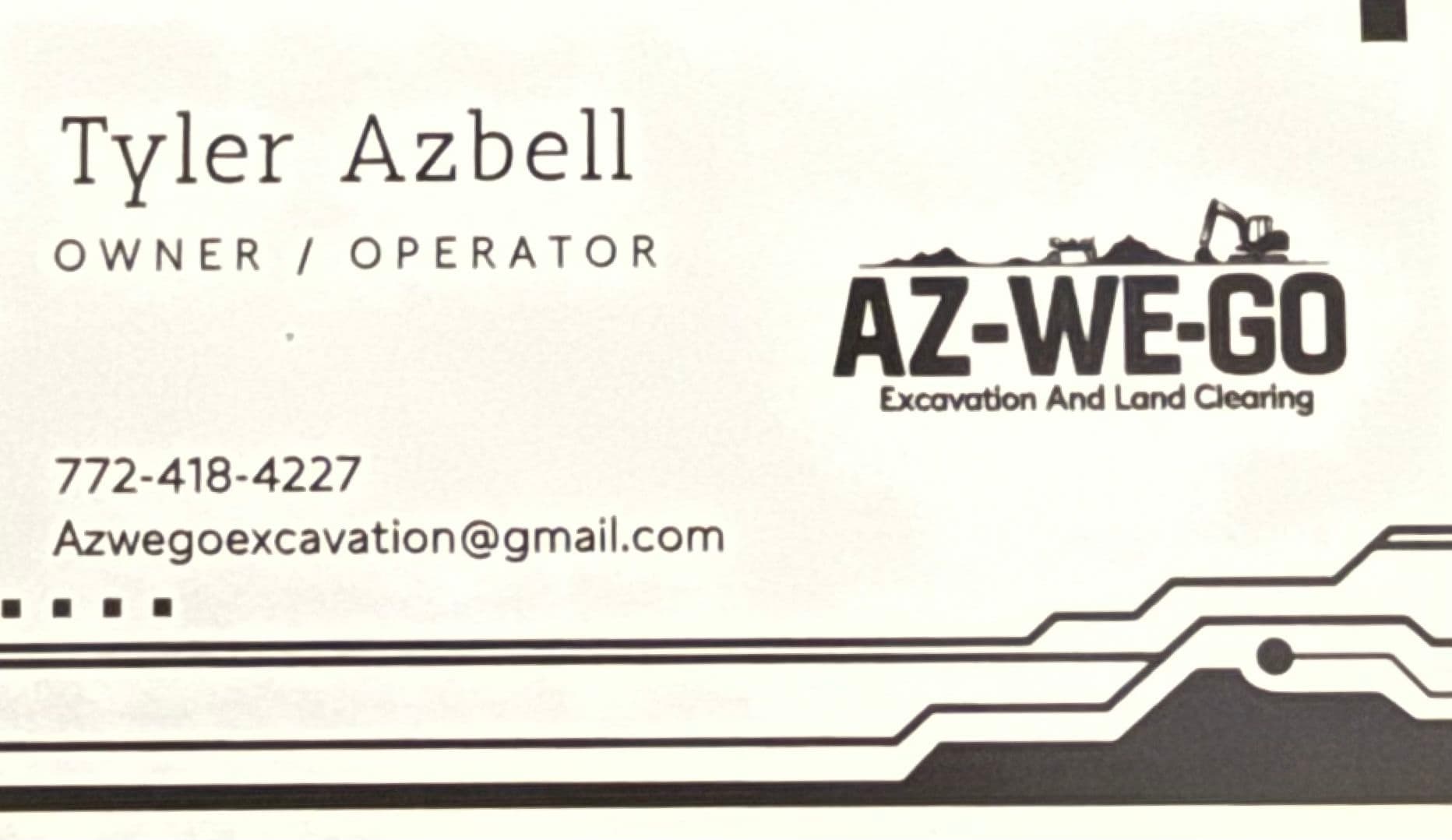 Connect with AZ WE GO for Your Excavation Needs image