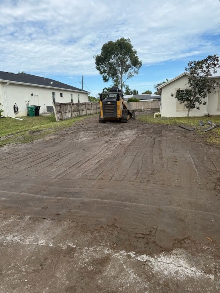 Gallery photos for Culvert Pipe and Gravel Pad Installation in Port St. Lucie: Image #1
