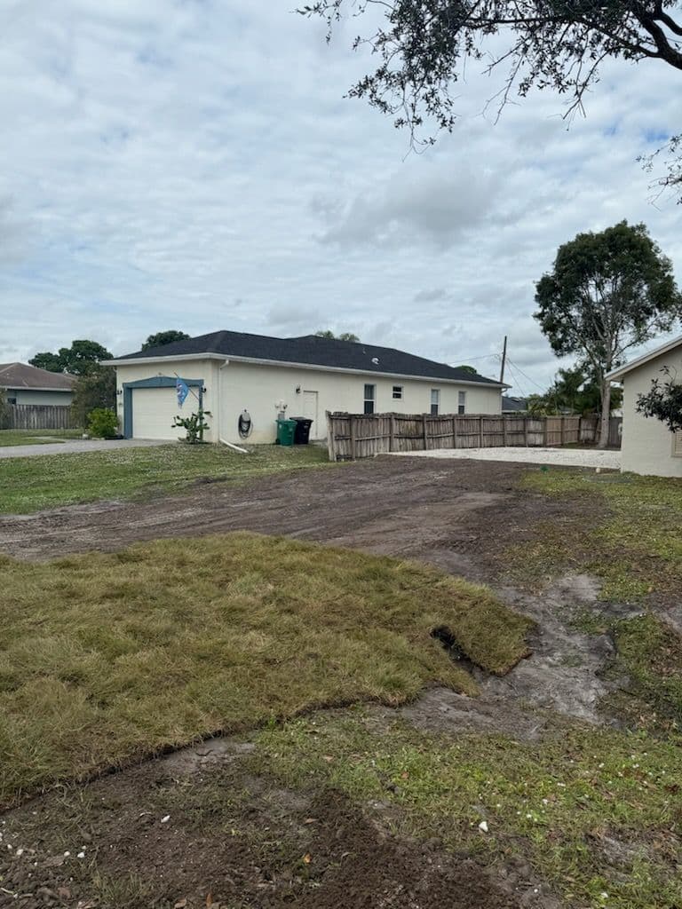 Gallery photos for AZ-WE-GO's Efficient Sod Installation Between Homes: Image #1