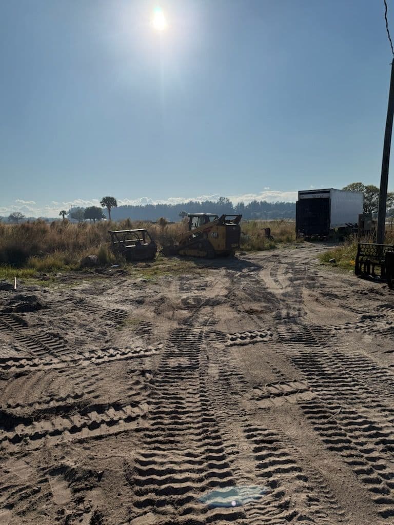 Skid Steer in Action: Clearing the Path for New Beginnings