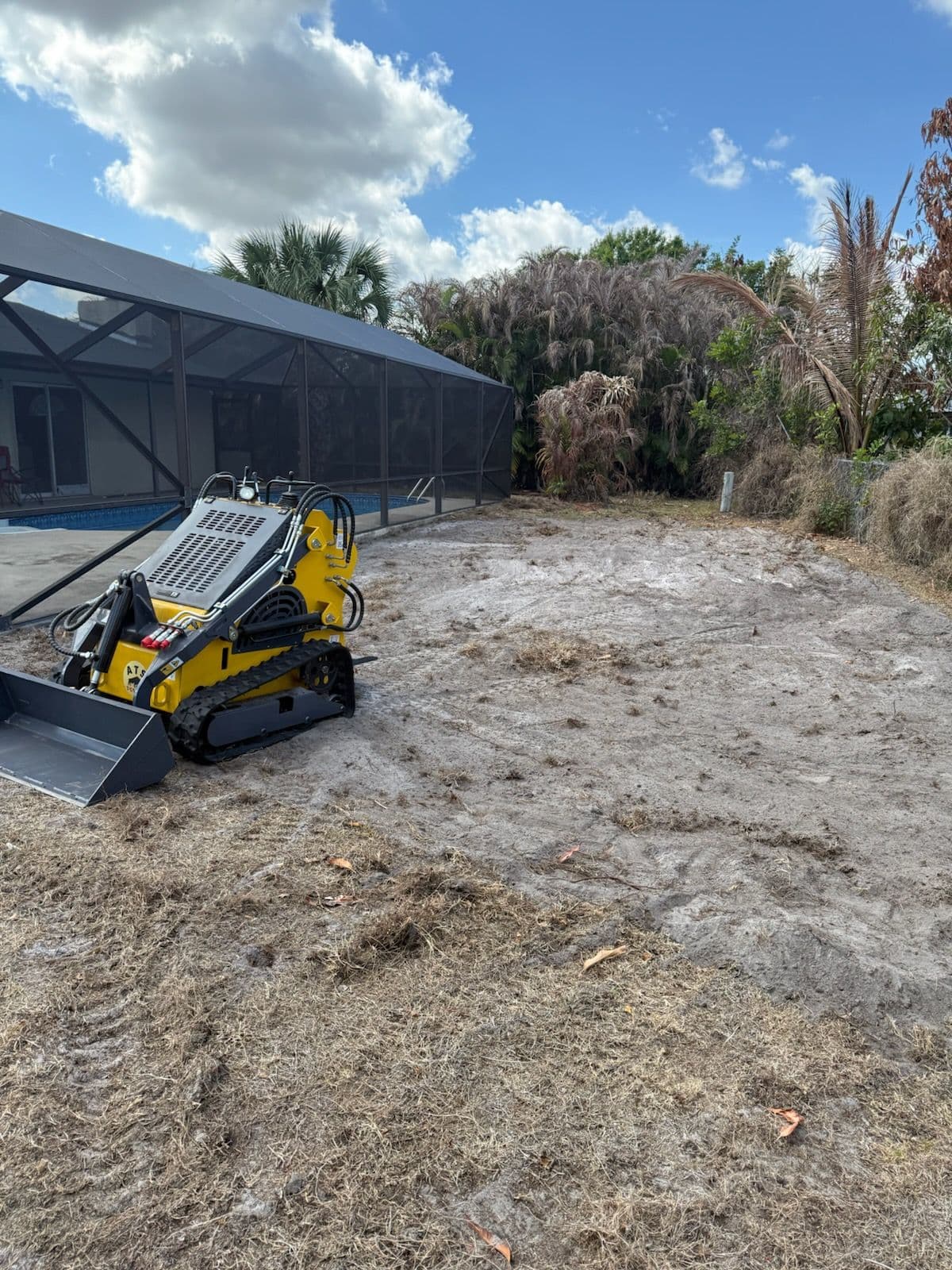 Leveling Yard for Landscaping Transformation